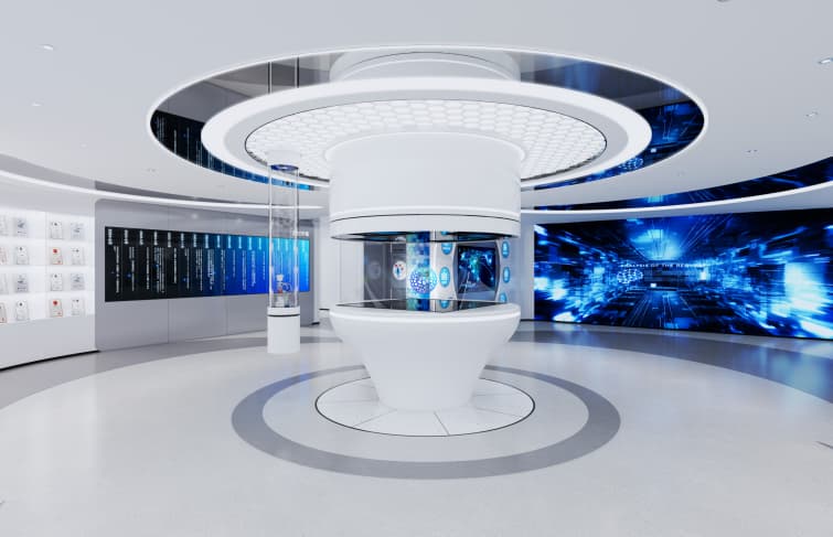 華龕生物企業展廳